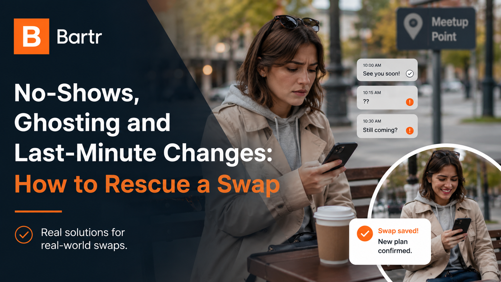 No-Shows, Ghosting and Last-Minute Changes: How to Rescue a Swap