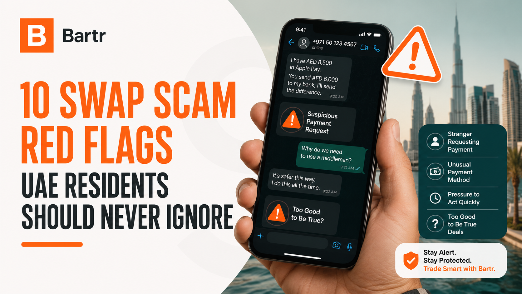 10 Swap Scam Red Flags UAE Residents Should Never Ignore
