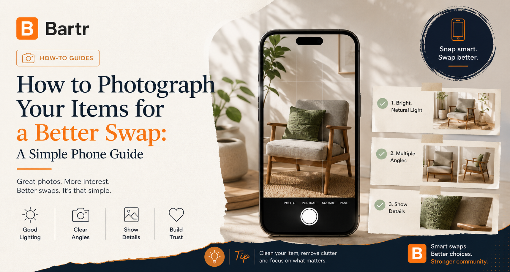 How to Photograph Your Items for a Better Swap: A Simple Phone Guide