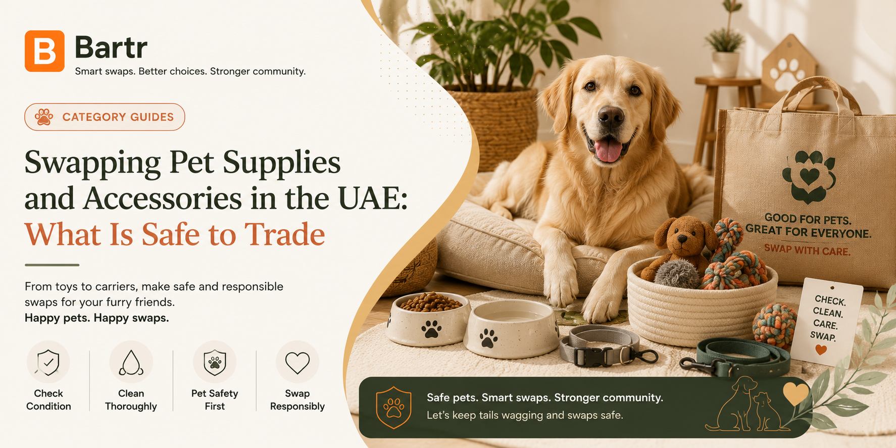 Swapping Pet Supplies and Accessories in the UAE: What Is Safe to Trade